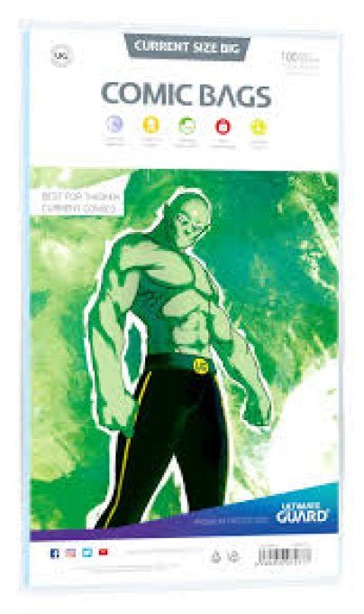 COMIC BAGS : CURRENT SIZE BIG